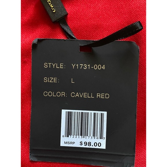 NWT Milano Cavell red V neck Jumpsuit Size - L - Picture 8 of 12